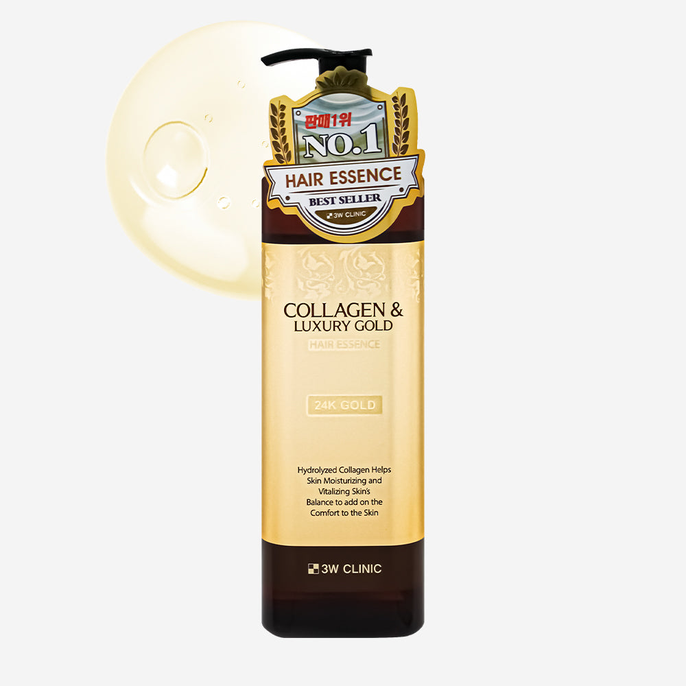 3W Clinic Collagen & Luxury Gold Hair Essence 500ml