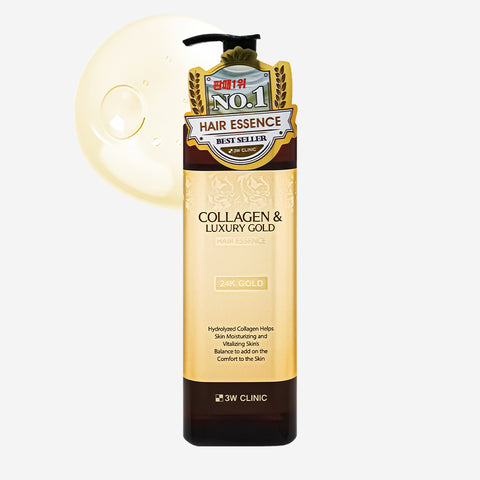 3W Clinic Collagen & Luxury Gold Hair Essence 500ml