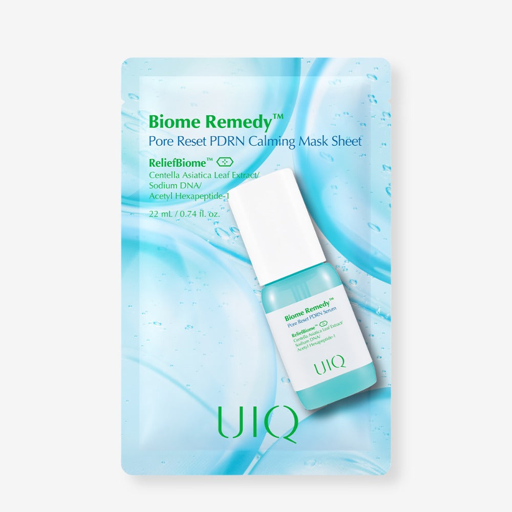 UIQ Biome Remedy Pore Reset PDRN Calming Mask Sheet (1 sheet)