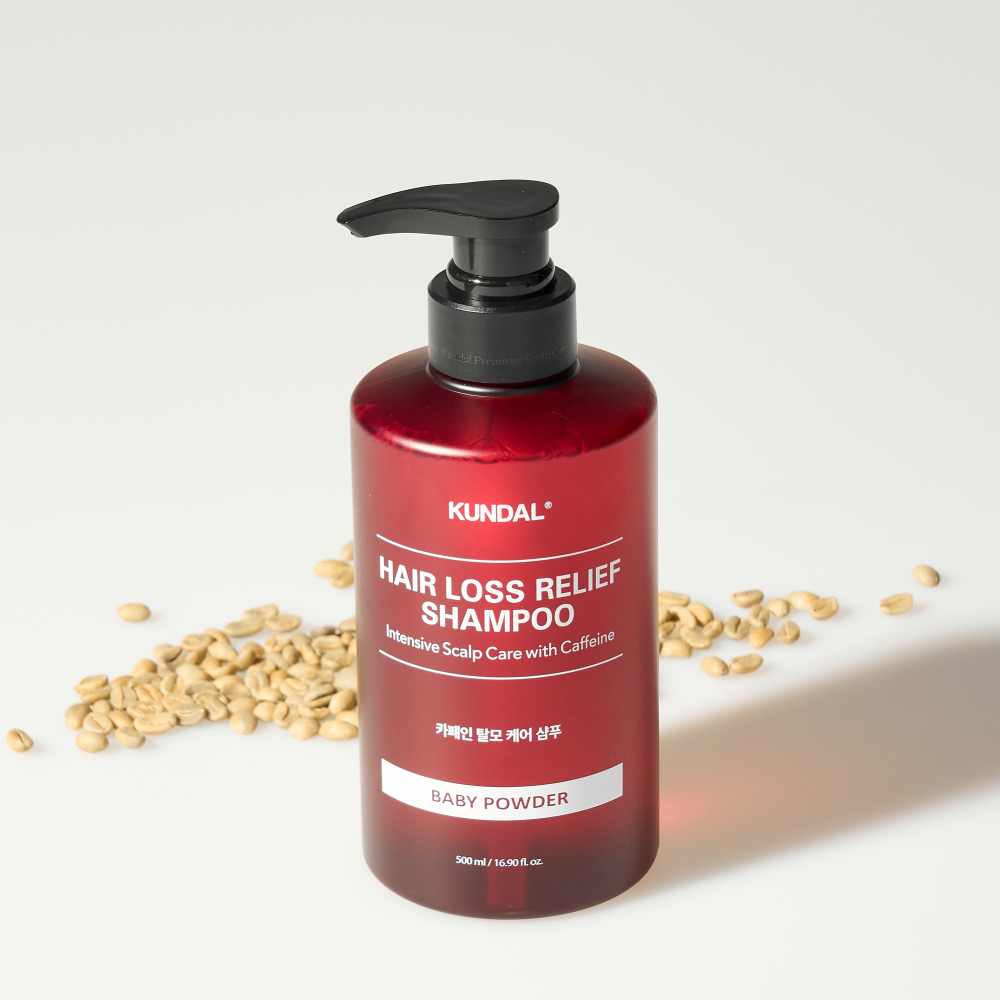Kundal Caffeine Hair Loss Shampoo 500ml - Baby Powder