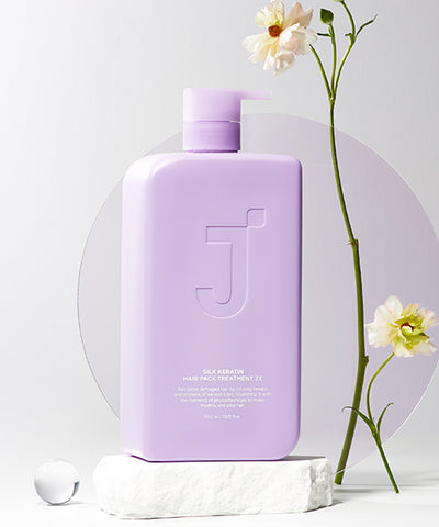 Jsoop Silk Keratin 2X Hair Pack Conditioner Treatment - Extreme Damage, Floral, 1000ml