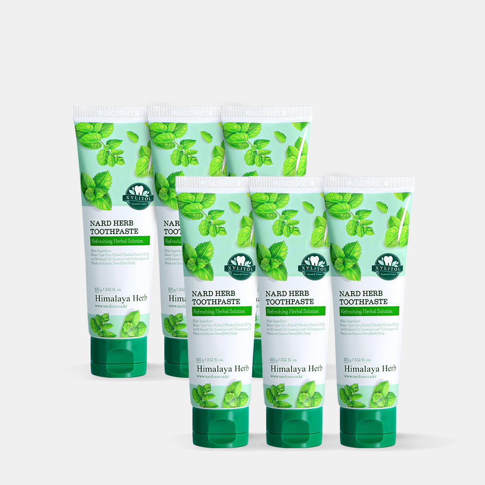 Nard Bad Breath Care Toothpaste 100g (6 Pack)