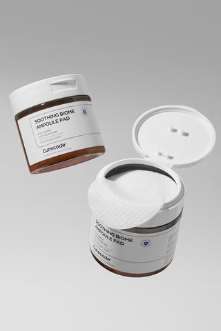 CureCode Soothing Relief Duo: Soothing Relief Gel 80ml + Biome Ampoule Pads 70 pcs