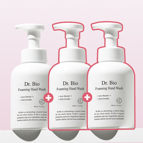 Dr.Bio Foaming Hand Wash 500ml (3 Pack)