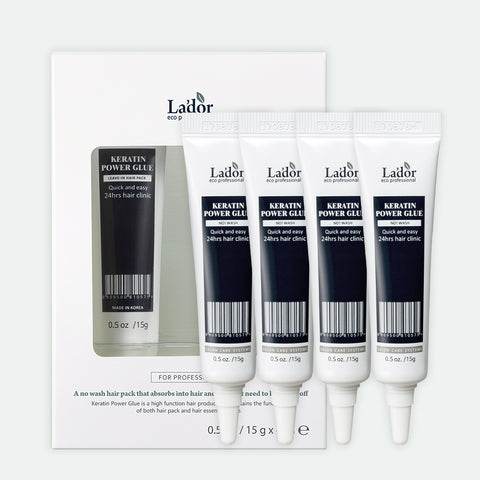 L'ador Keratin Power Glue Protein Hair Ampoule 15ml (4 Pack)