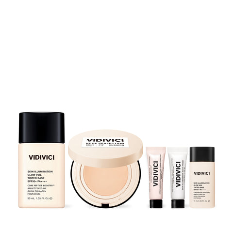 VIDIVICI Nude Perfection Skin Fit Cushion - Full-Size Cushion + Base Duo Set