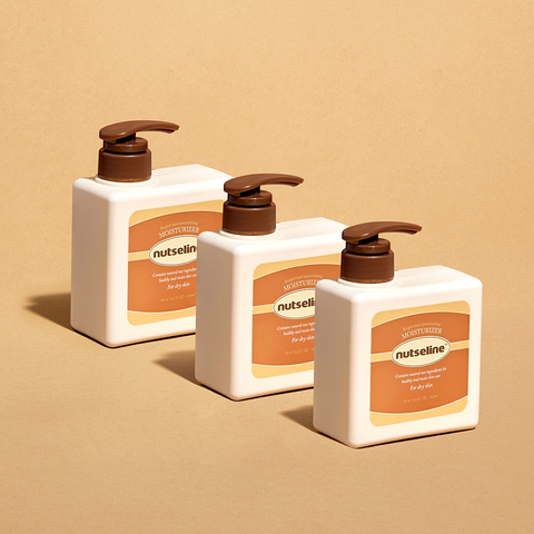 Nutseline Super Nut Unscented Body Lotion 500ml x3