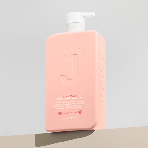 Jsoop Silk Keratin Peach Edition Moisture-Rich Perfumed Body Lotion 1000ml