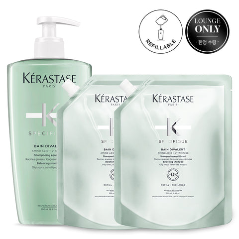 Kerastase Specifique Deep Cleansing Shampoo 1.5L (500ml + 2 x 500ml refill)