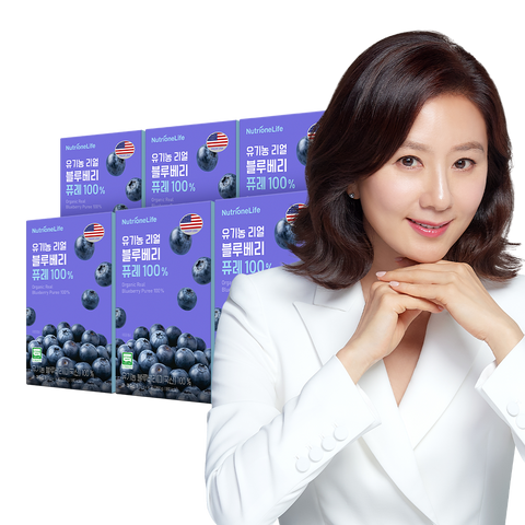 Nutrione Organic Real Blueberry Puree 20g (14 Pouches x 6)