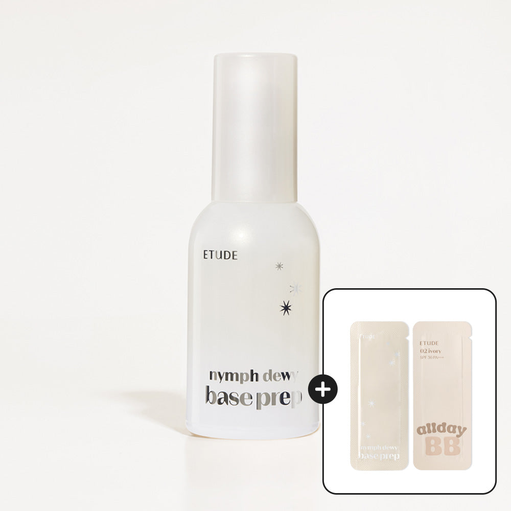 ETUDE Nymph Dewy Base Prep 30ml + 2 Free Gifts