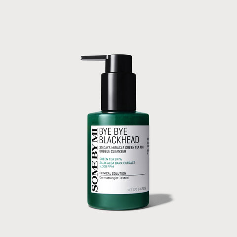 Some By Mi Bye Bye Blackhead 30 Days Miracle Green Tea Tox Bubble Cleanser [120g]