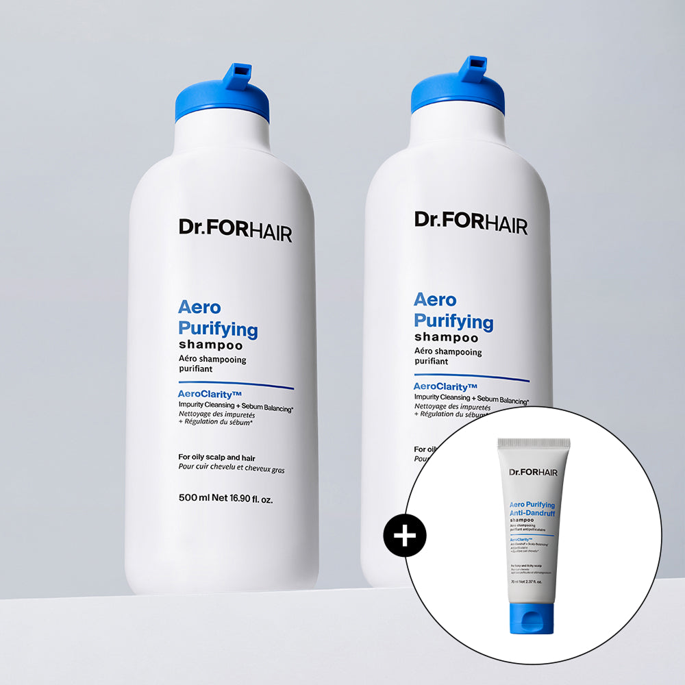 Dr.FORHAIR Oily Scalp Deep Cleansing Shampoo 500ml (2 Pack)