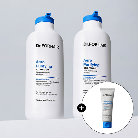 Dr.FORHAIR Oily Scalp Deep Cleansing Shampoo 500ml (2 Pack)