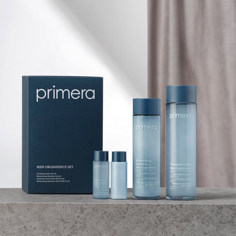 Primera Men Organience BR 2-Piece Set (Treatment Water 230ml + Emulsion 160ml)