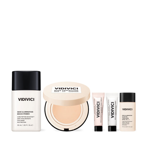 VIDIVICI Nude Perfection Skin Fit Cushion - Full-Size Cushion + Base Duo Set