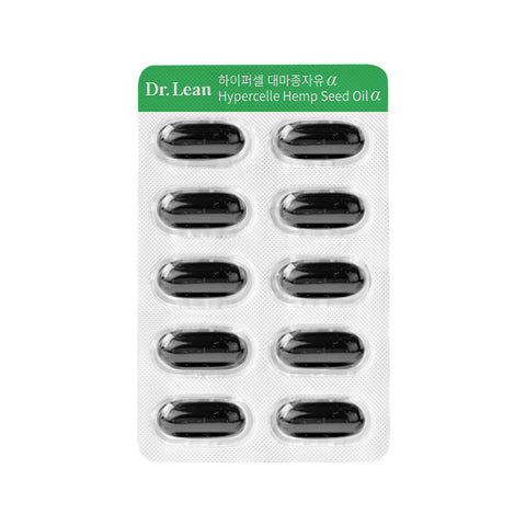 Dr. Lean Song Joong-ki Hypercell Alpha Hemp Seed Oil 100 Capsules x 2 (200-Day Supply)