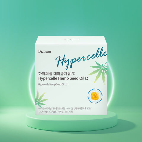 Dr. Lean Song Joong-ki Hypercell Alpha Hemp Seed Oil 100 Capsules x 2 (200-Day Supply)