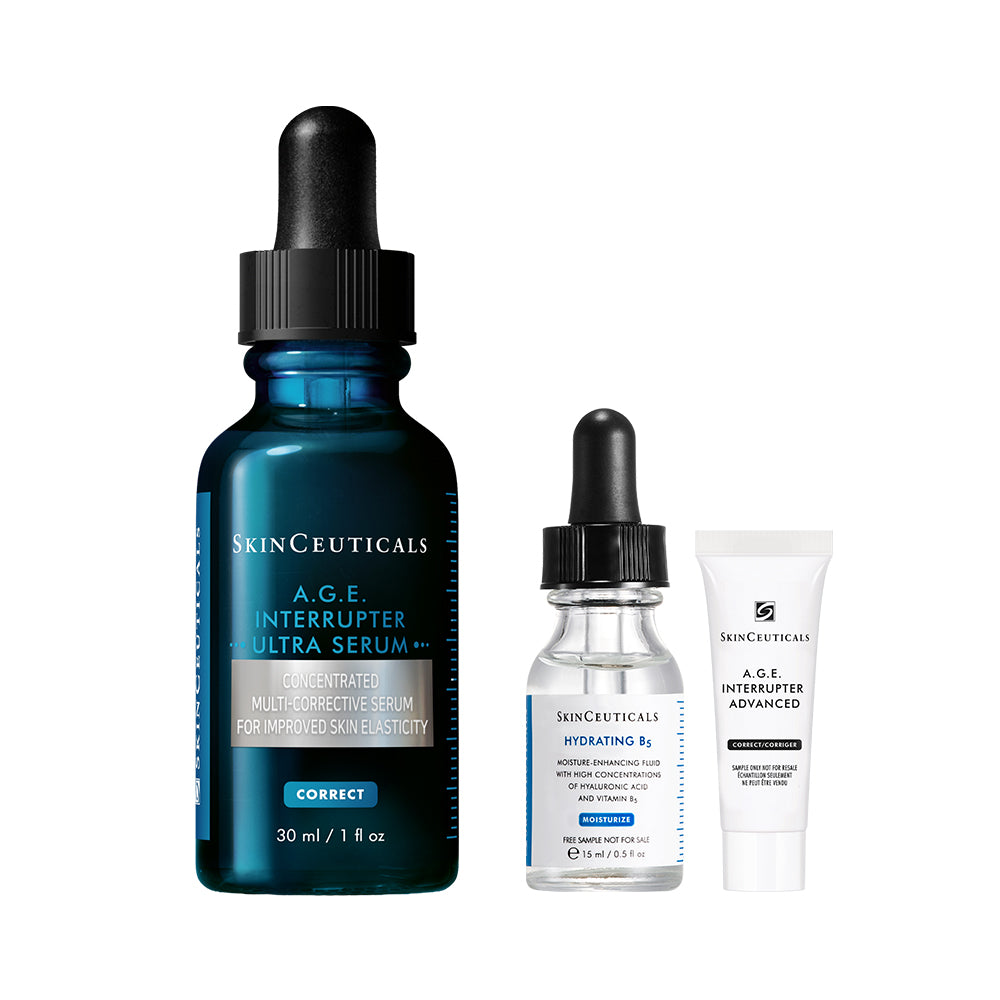 SkinCeuticals AGE Interrupter Ultra Serum 30ml (Includes 15ml Moisturizer & 3ml AGE Cream)