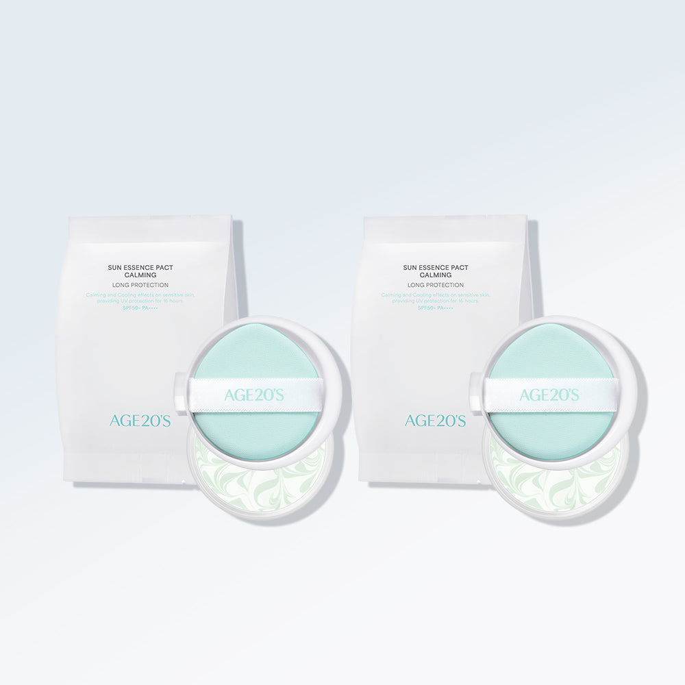 AGE20'S Calming Long Protection Mineral Sun Pact 12.5g Refill (2 Pack)