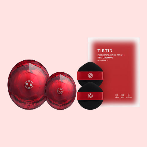 TIRTIR Mask Fit Ruby Mesh Cushion Set 15g+5g