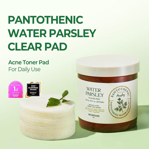 Soonsu Beauty Pantothenic Water Parsley Pad 60pads side view