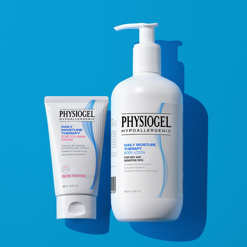 Physiogel DMT Stretch Mark Cream 150ml + DMT Body Lotion 400ml Set