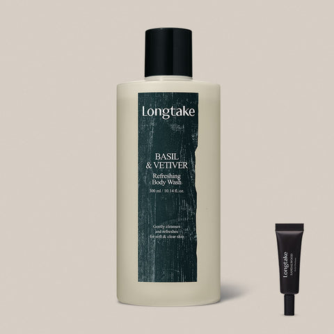 Longtake Basil & Vetiver Refreshing Body Wash 300ml