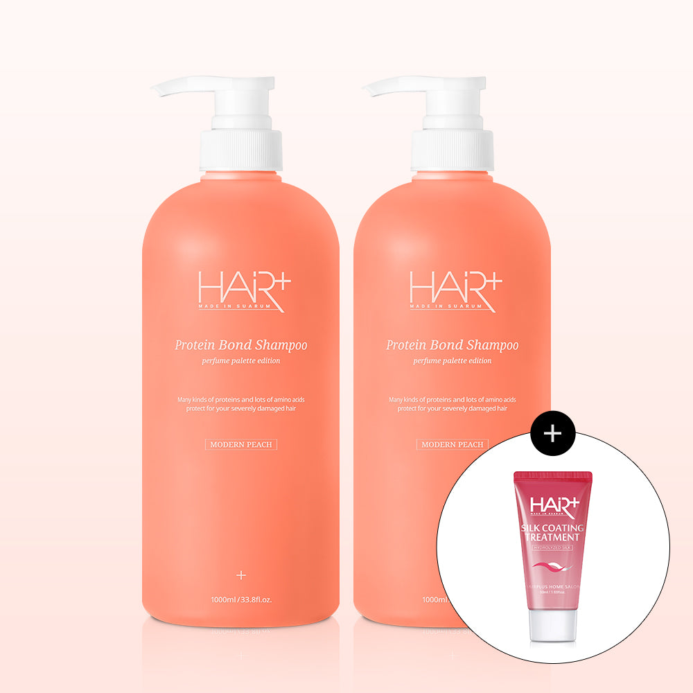 HairPlus Protein Bond Modern Peach Shampoo 1000ml (2 Pack)