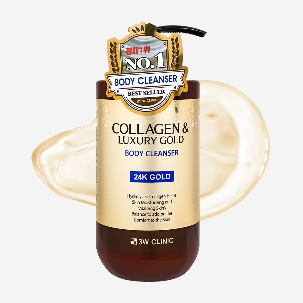 3W Clinic Collagen & Luxury Gold Body Cleanser 750ml