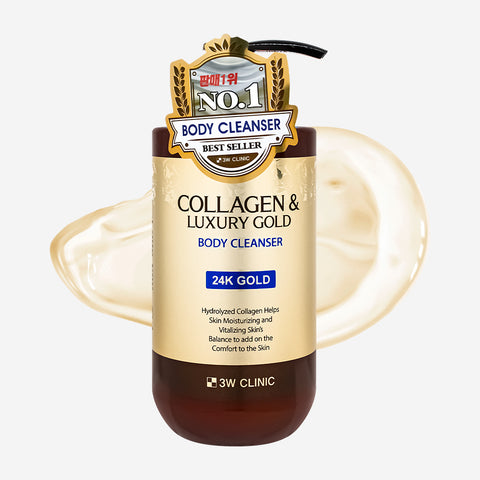 3W Clinic Collagen & Luxury Gold Body Cleanser 750ml
