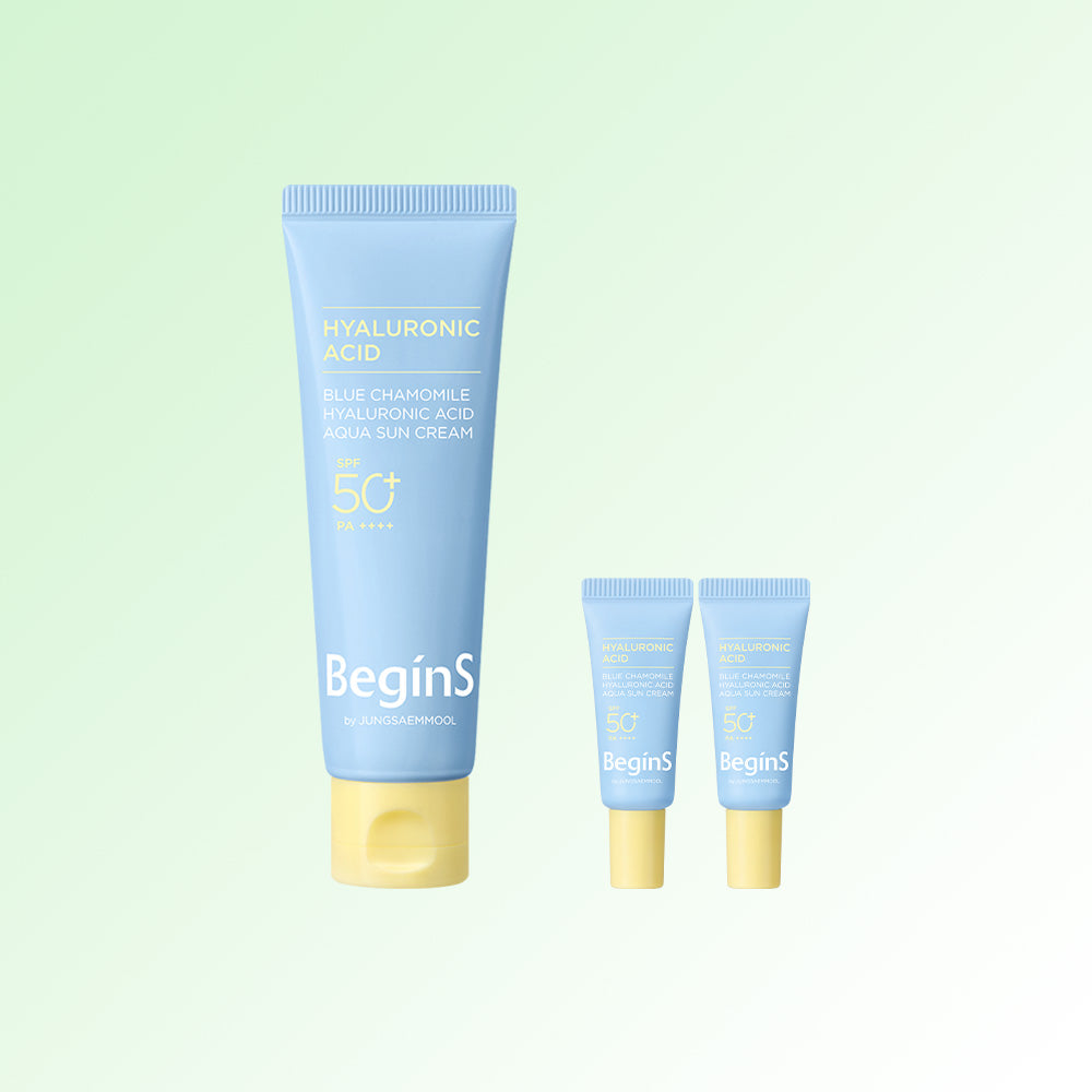 BeginS By JUNG SAEM MOOL Blue Chamomile Hyaluronic Moisture Sun Cream 50ml
