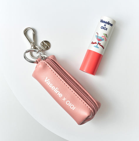 Vaseline XOIOI Collaboration Lip Therapy Color Care Lip Balm 4.2g + Lip Case Keyring