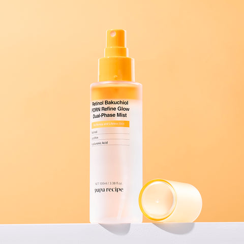 Papa Recipe Retinol Bakuchiol PDRN Refine Glow Dual-Phase Mist 100ml
