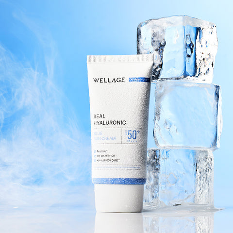 Wellage Real Hyaluronic Blue Sun Cream 50ml