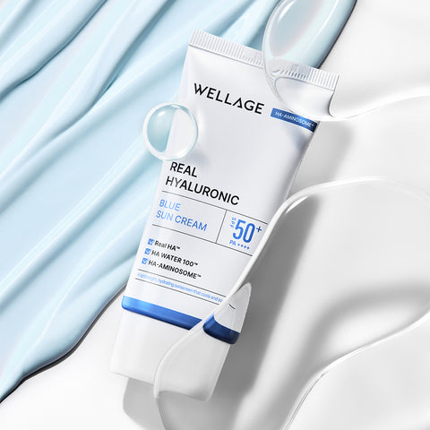 Wellage Real Hyaluronic Blue Sun Cream 50ml