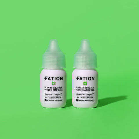 FATION Nosca9 Trouble Scar Ampoule Double 15ml (2 Pack)