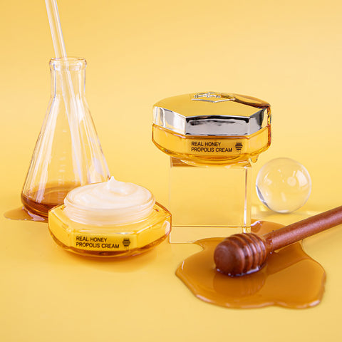 Farmstay Real Honey Propolis Toner + Essence + Cream 3-Piece Set