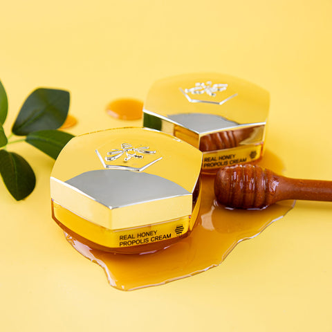 Farmstay Real Honey Propolis Toner + Essence + Cream 3-Piece Set