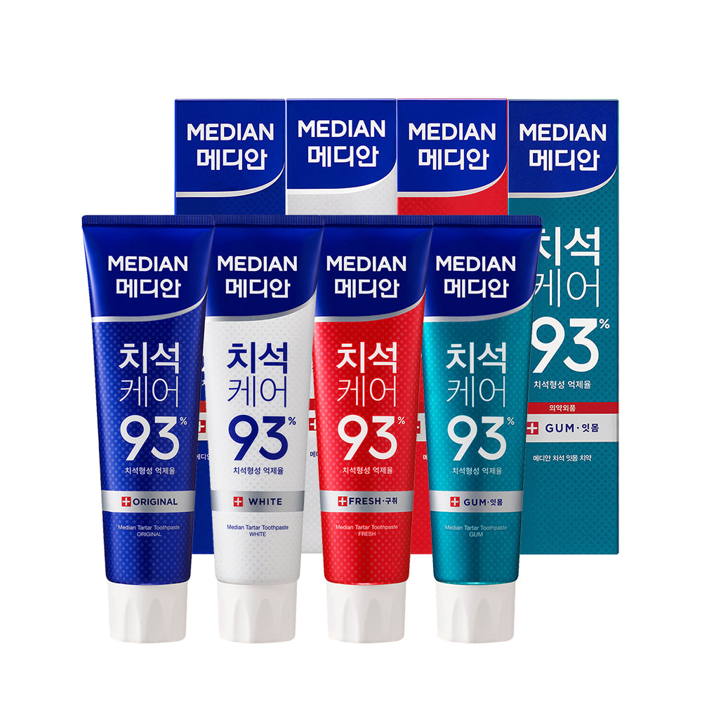 Median Tartar-Control Fluoride Toothpaste 120g (6 Pack)