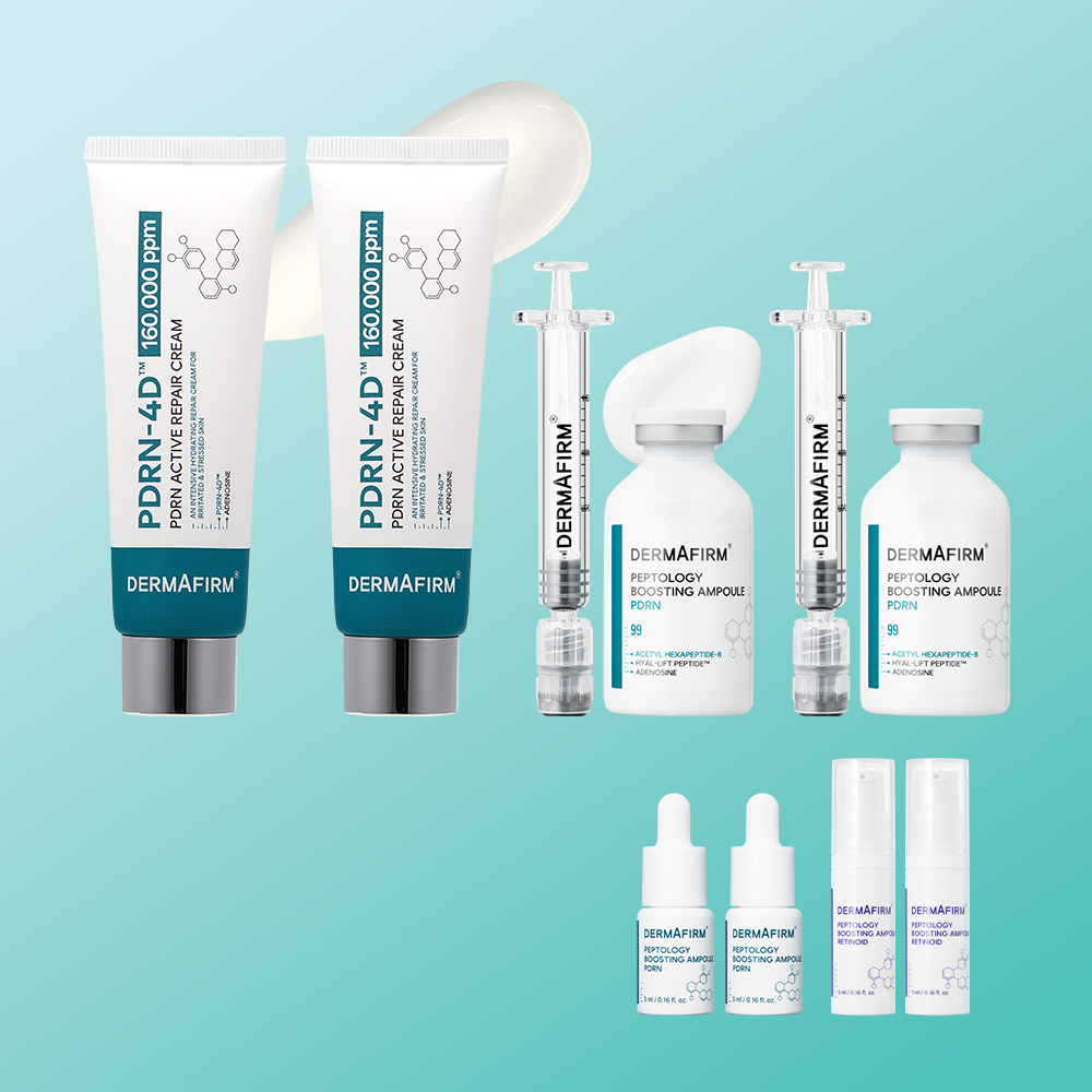 Dermafirm PDRN Ampoule 30ml (2 Pack) + Cream 40g (2 Pack)