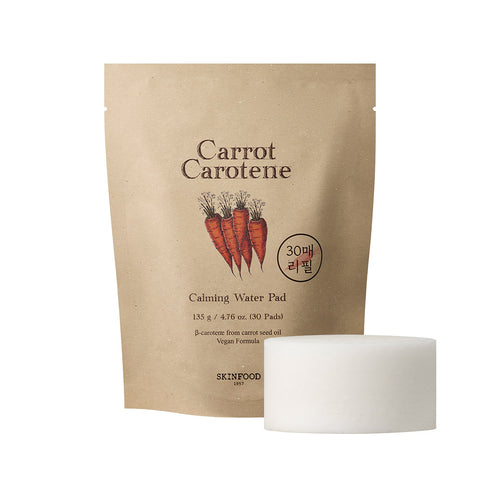 Skinfood Carrot Carotene Calming Water Toner Pads Refill (30 Pads, 130ml)