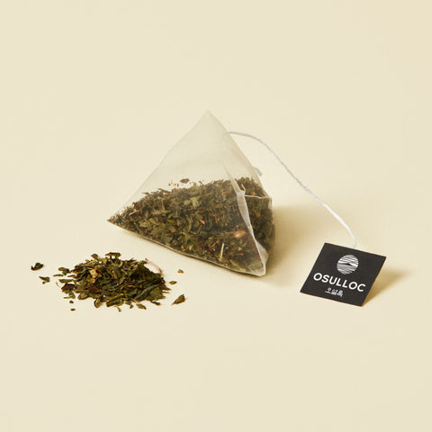 OSULLOC Moroccan Mint Tea 10-Pack Pyramid Tea Bags 18g