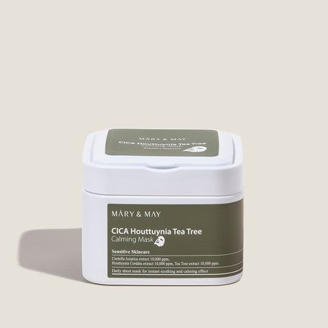 Mary&May Cica Eoseongcho & Tea Tree Calming Sheet Mask 30P