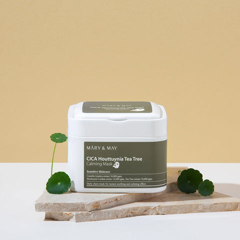 Mary&May Cica Eoseongcho & Tea Tree Calming Sheet Mask 30P