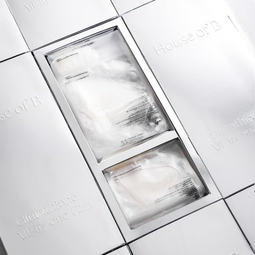 House of B Glutathione All-in-One Film 1 Box (Face + Neck 3 Sheets)