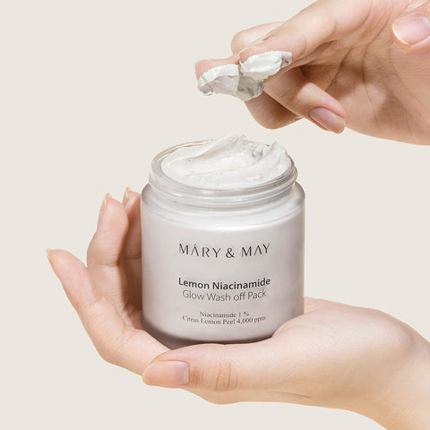 Mary&May Vegan Lemon Niacinamide Glow Wash-Off Pack 125ml
