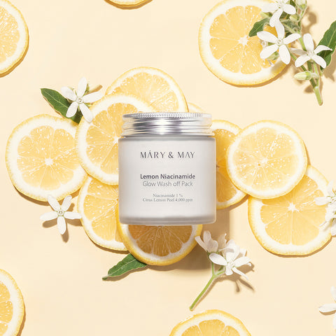 Mary&May Vegan Lemon Niacinamide Glow Wash-Off Pack 125ml
