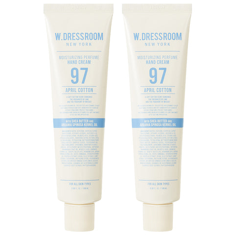 W.Dressroom Perfume Hand Cream No.97 April Cotton 100ml (2 Pack)