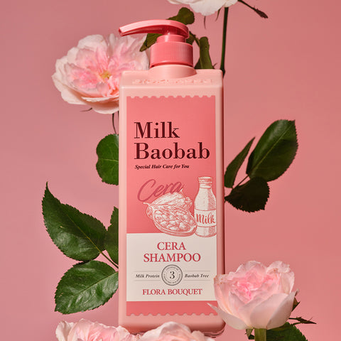 Milk Baobab Cera Shampoo + Treatment Flora Bouquet 1200ml